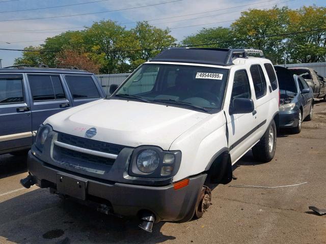 5N1ED28TX2C603894 - 2002 NISSAN XTERRA XE WHITE photo 2