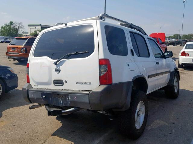 5N1ED28TX2C603894 - 2002 NISSAN XTERRA XE WHITE photo 4