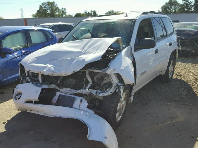 1GKDT13S152200560 - 2005 GMC ENVOY WHITE photo 2