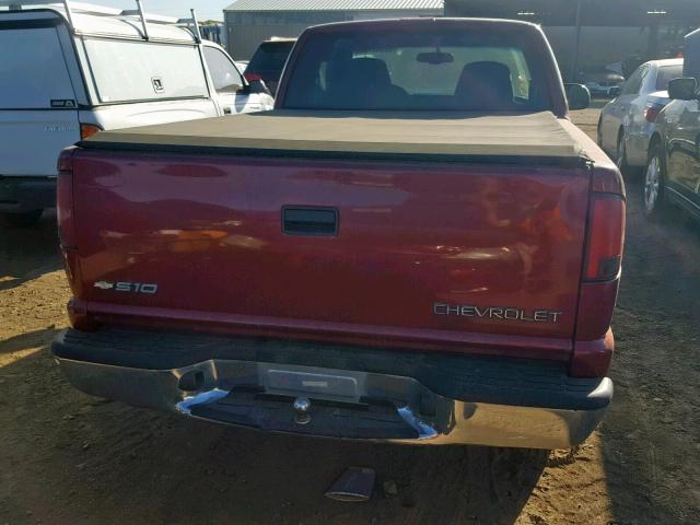 1GCCS19W918161440 - 2001 CHEVROLET S TRUCK S1 RED photo 6
