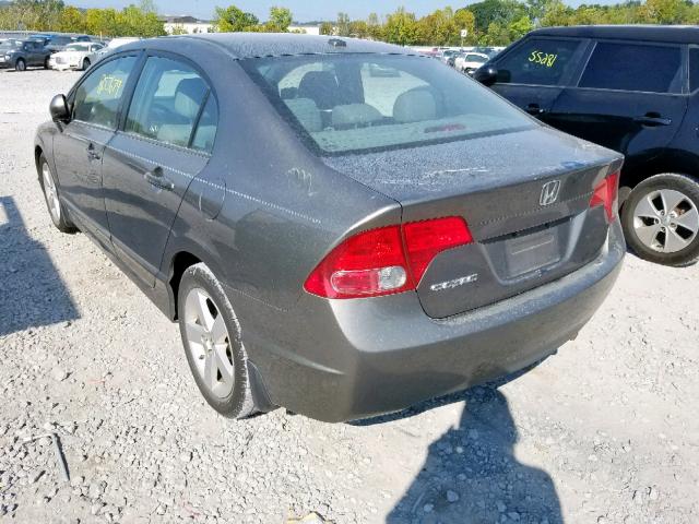 2HGFA16918H316454 - 2008 HONDA CIVIC EXL 灰色 照片 3