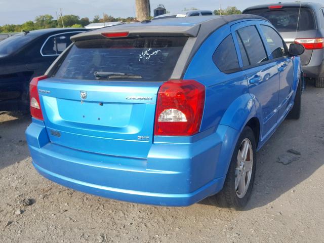 1B3HB48A09D148741 - 2009 DODGE CALIBER SX BLUE photo 4