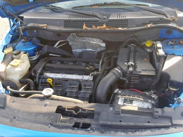 1B3HB48A09D148741 - 2009 DODGE CALIBER SX BLUE photo 7