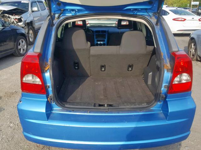 1B3HB48A09D148741 - 2009 DODGE CALIBER SX BLUE photo 9