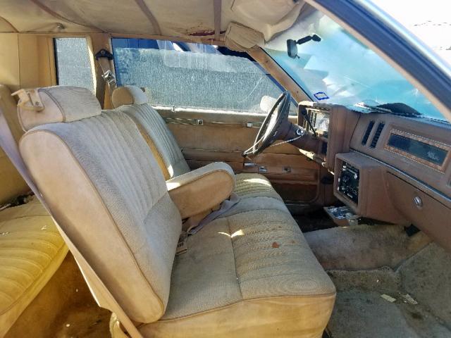 1G4GJ47Y6GP433334 - 1986 BUICK REGAL YELLOW photo 5