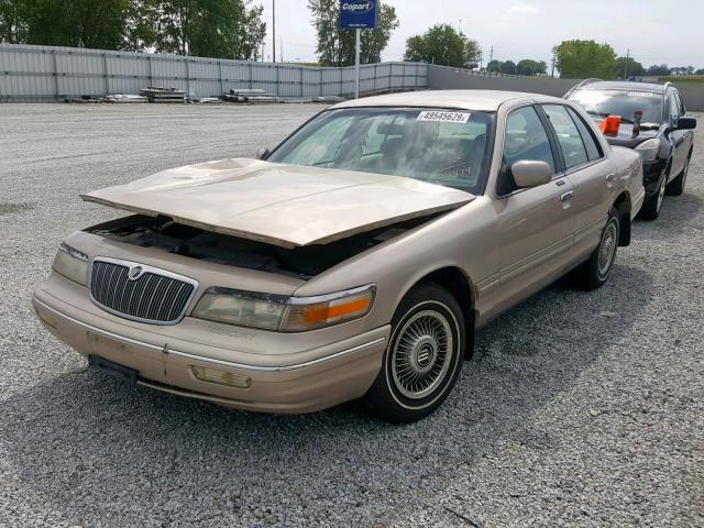 2MELM74W8VX644474 - 1997 MERCURY GRAND MARQ TAN photo 2