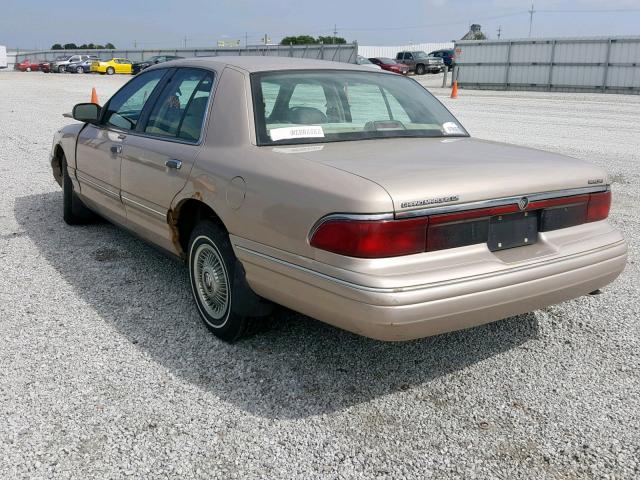 2MELM74W8VX644474 - 1997 MERCURY GRAND MARQ TAN photo 3