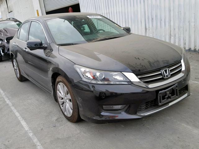 1HGCR3F8XEA030191 - 2014 HONDA ACCORD EXL BLACK photo 1