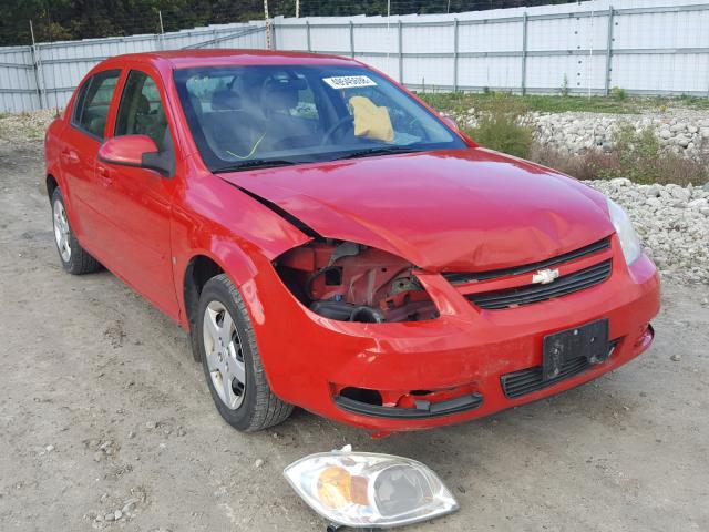 1G1AL58F577193032 - 2007 CHEVROLET COBALT LT RED photo 1