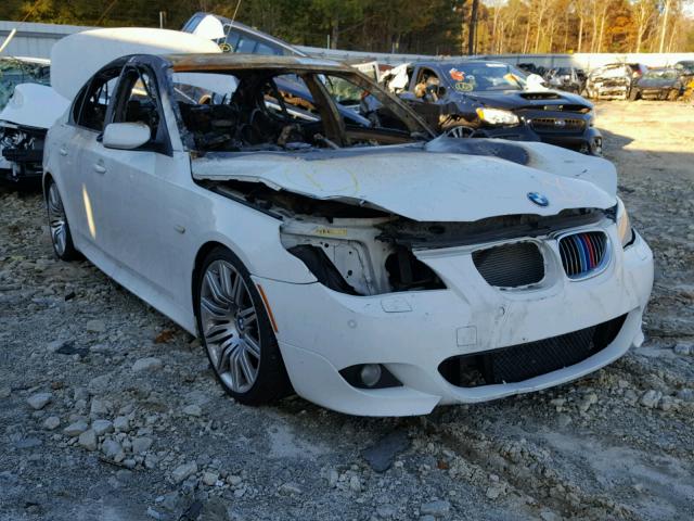 WBANW53568CT50961 - 2008 BMW 550 I WHITE photo 1