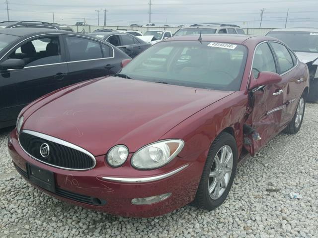 2G4WE567951293871 - 2005 BUICK LACROSSE C RED photo 2