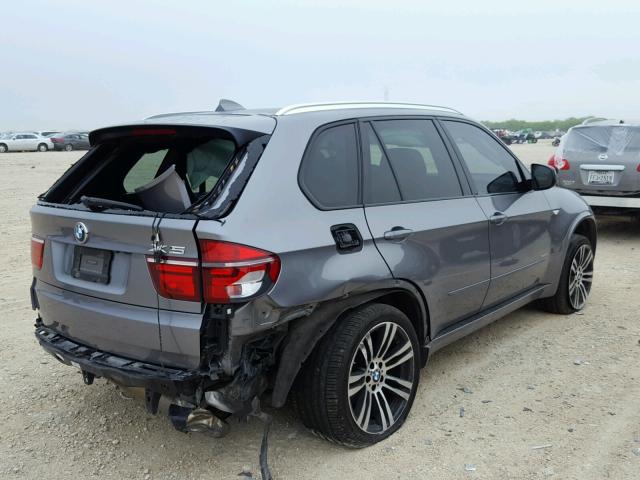 5UXZV8C5XD0C16766 - 2013 BMW X5 XDRIVE5 SILVER photo 4