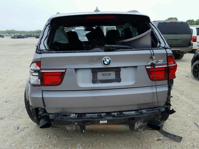 5UXZV8C5XD0C16766 - 2013 BMW X5 XDRIVE5 SILVER photo 9