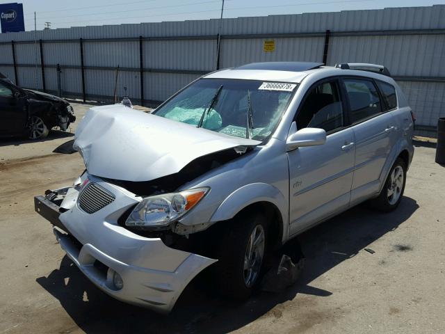 5Y2SM66875Z441690 - 2005 PONTIAC VIBE SILVER photo 2