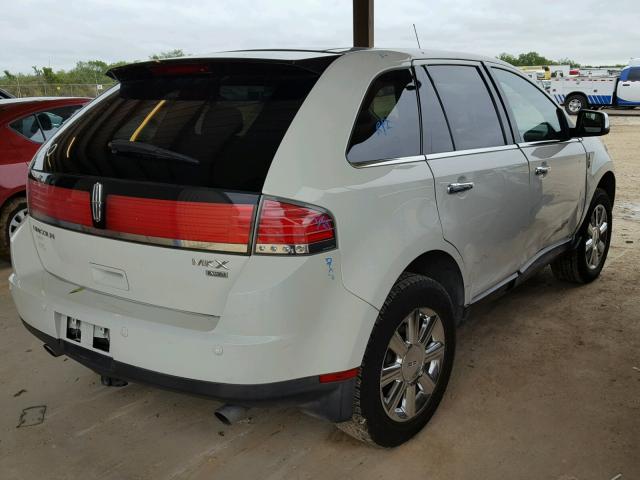 2LMDU88C79BJ05665 - 2009 LINCOLN MKX WHITE photo 4