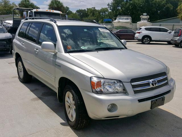 JTEHW21A770038142 - 2007 TOYOTA HIGHLANDER SILVER photo 1