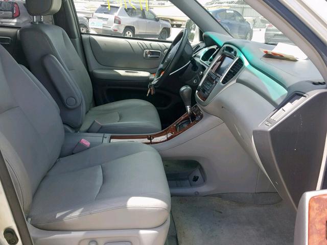 JTEHW21A770038142 - 2007 TOYOTA HIGHLANDER SILVER photo 5