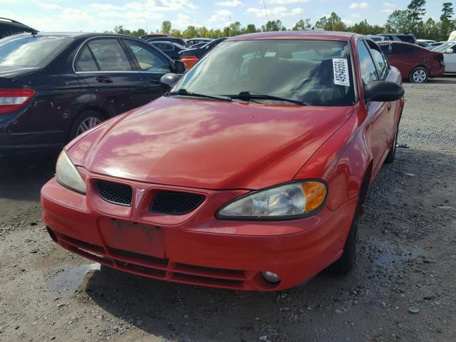 1G2NE52F84C205774 - 2004 PONTIAC GRAND AM S RED photo 2