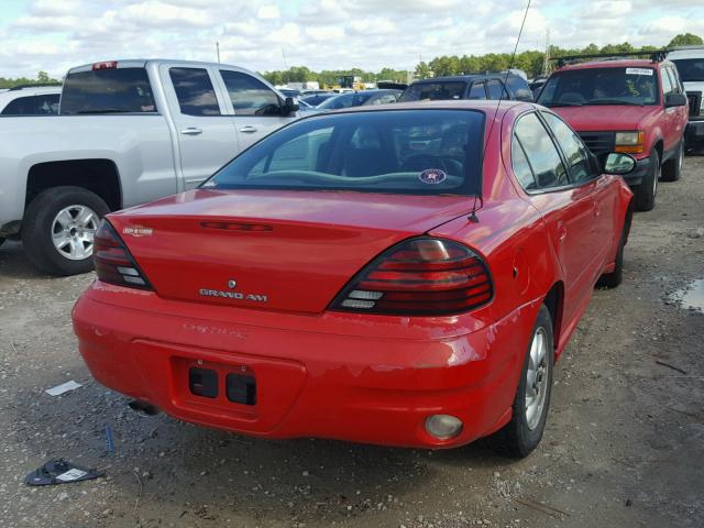 1G2NE52F84C205774 - 2004 PONTIAC GRAND AM S RED photo 4