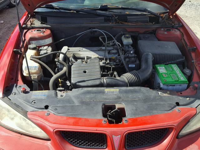 1G2NE52F84C205774 - 2004 PONTIAC GRAND AM S RED photo 7