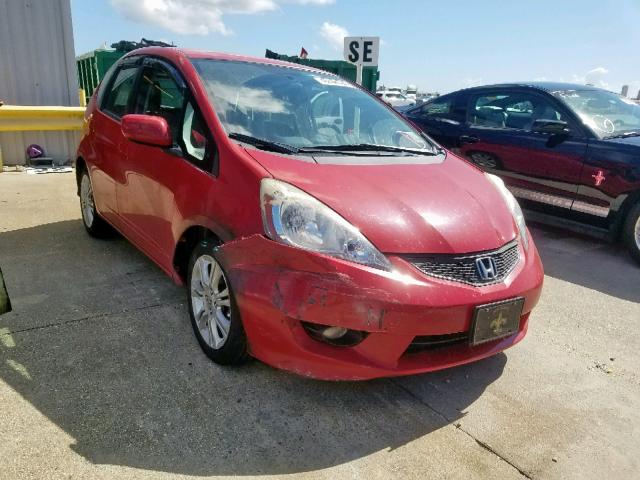 JHMGE8H54BC016863 - 2011 HONDA FIT SPORT RED photo 1