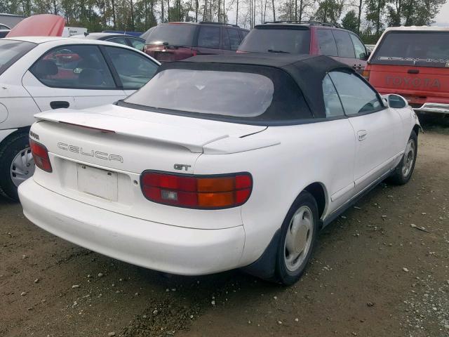 JT5ST87K3M0049538 - 1991 TOYOTA CELICA GT WHITE photo 4