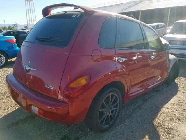 3C8FY78G55T569366 - 2005 CHRYSLER PT CRUISER RED photo 4