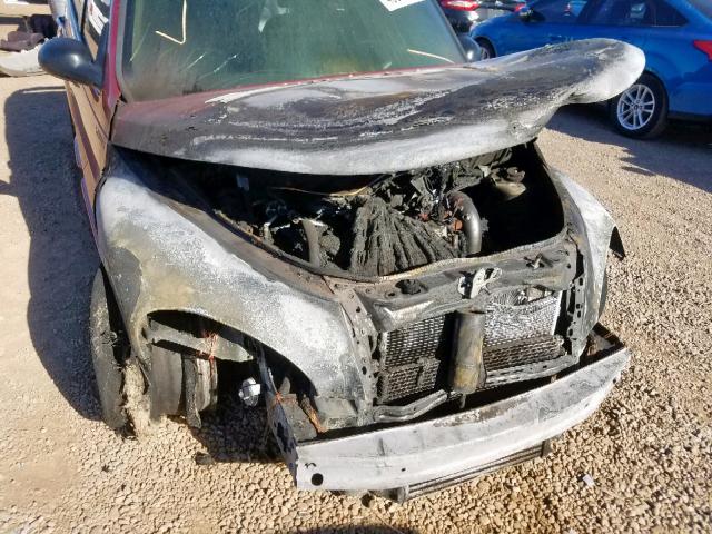 3C8FY78G55T569366 - 2005 CHRYSLER PT CRUISER RED photo 9