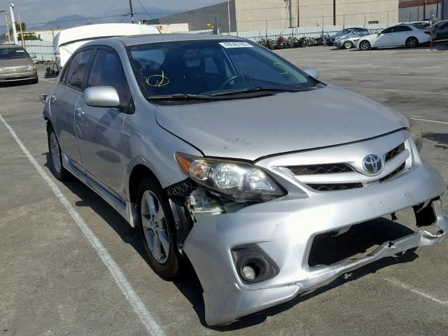 2T1BU4EE4BC650287 - 2011 TOYOTA COROLLA S SILVER photo 1