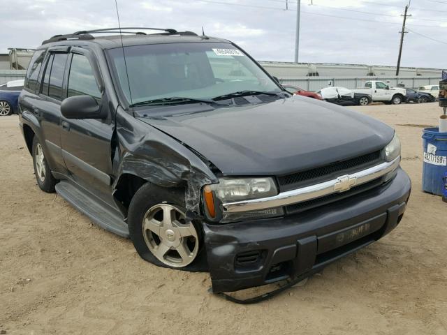 1GNDT13S152370193 - 2005 CHEVROLET TRAILBLAZE CHARCOAL photo 1