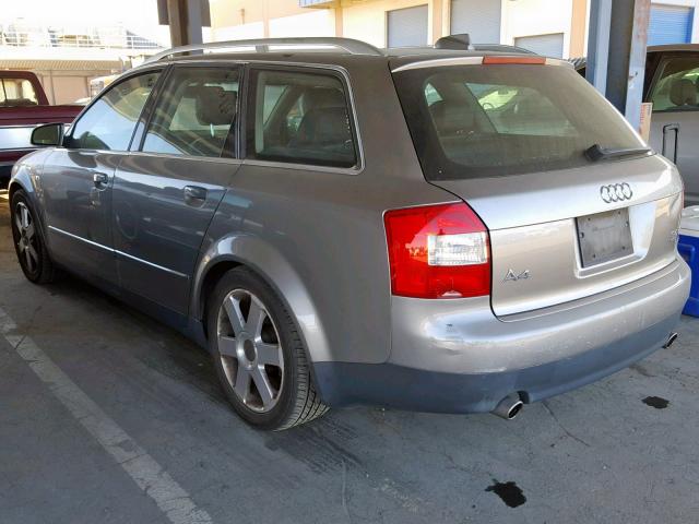 WAUVT68E74A042968 - 2004 AUDI A4 3.0 AVA GRAY photo 3