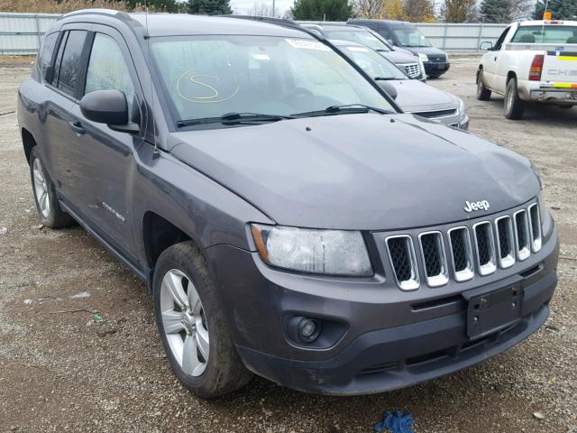 1C4NJCBB9ED826249 - 2014 JEEP COMPASS SP GRAY photo 1