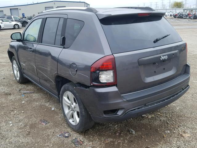 1C4NJCBB9ED826249 - 2014 JEEP COMPASS SP GRAY photo 3