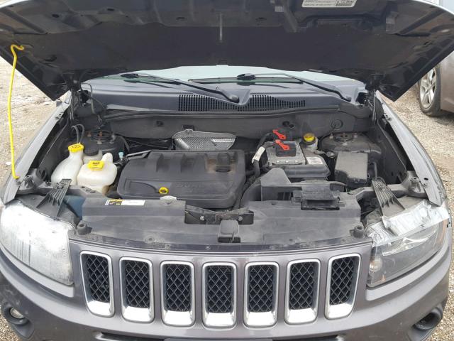 1C4NJCBB9ED826249 - 2014 JEEP COMPASS SP GRAY photo 7