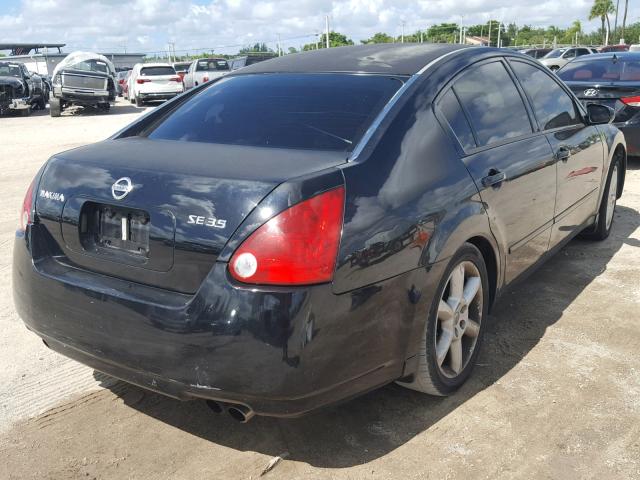 1N4BA41E36C830556 - 2006 NISSAN MAXIMA SE BLACK photo 4