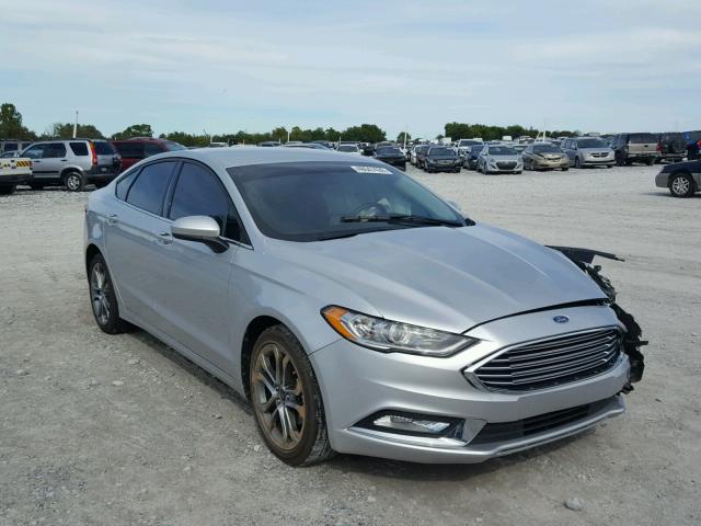 3FA6P0G74HR353142 - 2017 FORD FUSION S SILVER photo 1