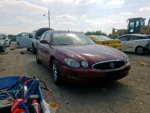 2G4WD532451192393 - 2005 BUICK LACROSSE C MAROON photo 1