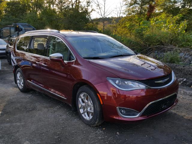 2C4RC1GG1JR333855 - 2018 CHRYSLER PACIFICA L BURGUNDY photo 1