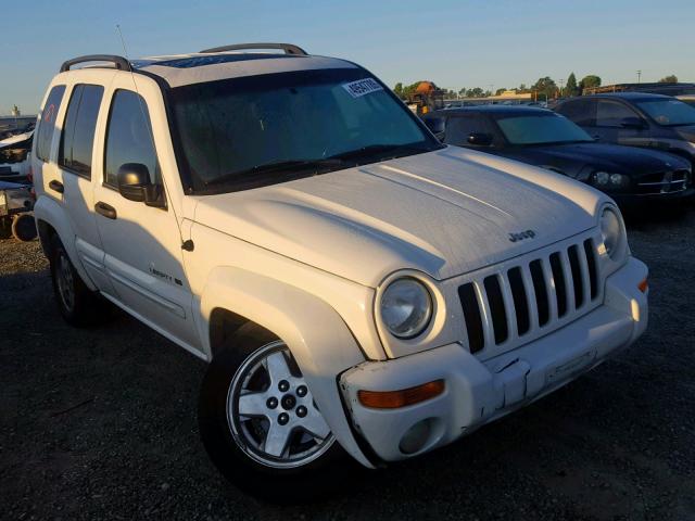 1J8GL58K82W357797 - 2002 JEEP LIBERTY LI WHITE photo 1