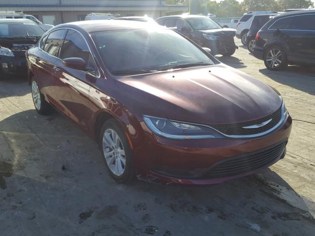 1C3CCCFB7HN510590 - 2017 CHRYSLER 200 LX MAROON photo 1