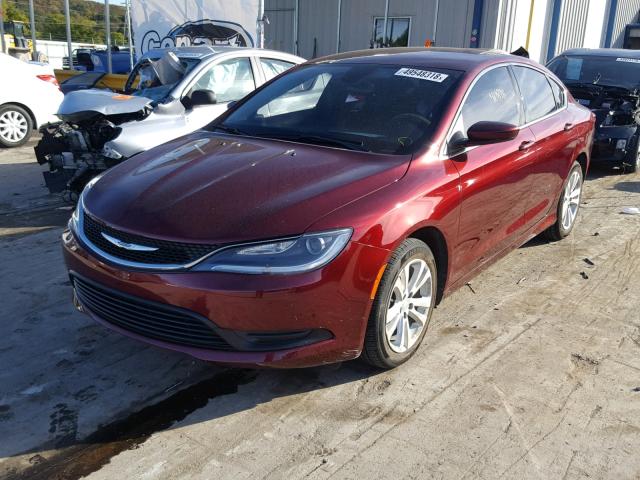 1C3CCCFB7HN510590 - 2017 CHRYSLER 200 LX MAROON photo 2