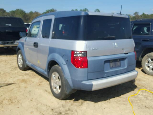 5J6YH28645L012992 - 2005 HONDA ELEMENT EX SILVER photo 3