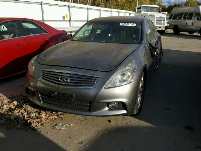 JN1CV6AR4BM405579 - 2011 INFINITI G37 GRAY photo 2