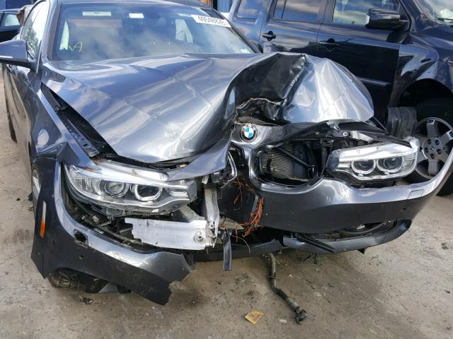 WBA4C9C57GG138623 - 2016 BMW 428 XI GRAY photo 9