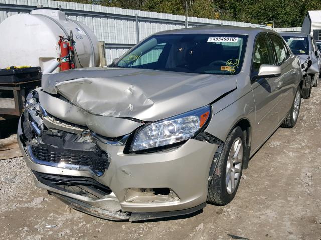 1G11C5SLXFF106440 - 2015 CHEVROLET MALIBU 1LT GOLD photo 2