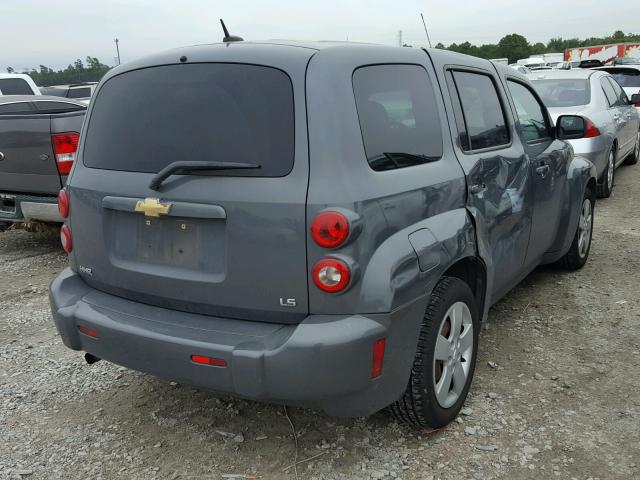 3GNDA13D18S589803 - 2008 CHEVROLET HHR LS GRAY photo 4