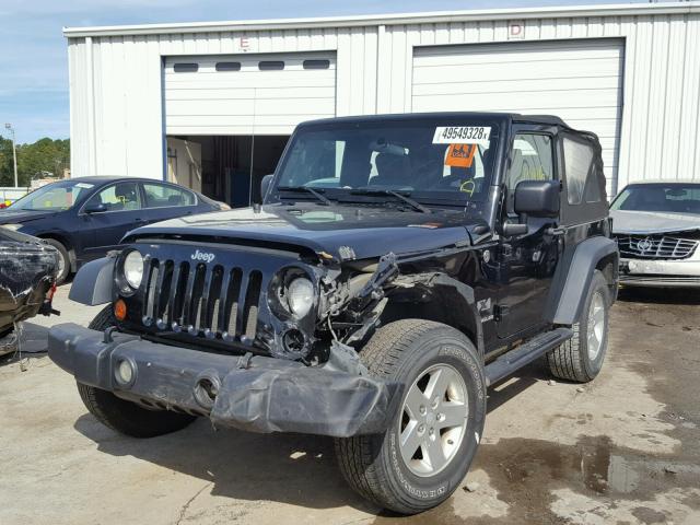 1J4FA24168L547140 - 2008 JEEP WRANGLER X BLACK photo 2