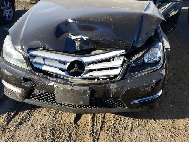 WDDGF4HB4DR243554 - 2013 MERCEDES-BENZ C 250 BLACK photo 7