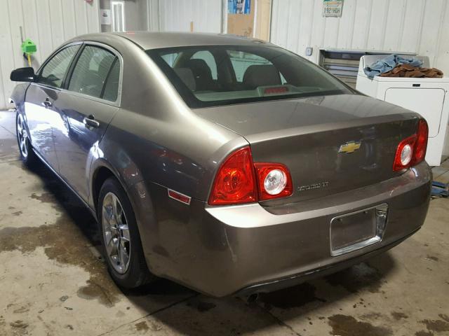 1G1ZC5EB0AF302496 - 2010 CHEVROLET MALIBU 1LT BROWN photo 3