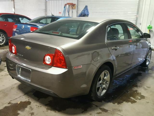 1G1ZC5EB0AF302496 - 2010 CHEVROLET MALIBU 1LT BROWN photo 4